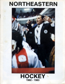 Northeastern University 1982-83 game program