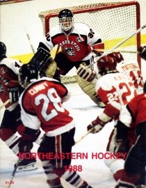Northeastern University 1987-88 game program