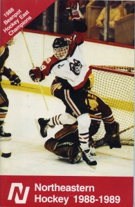 Northeastern University 1988-89 game program
