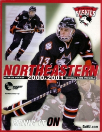 Northeastern University 2000-01 game program