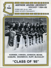 Northern Arizona University 1984-85 game program