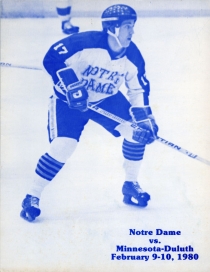 Notre Dame 1979-80 game program
