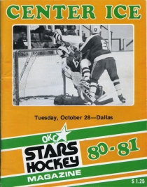 Oklahoma City Stars 1980-81 game program