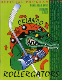 Orlando Rollergators Game Program