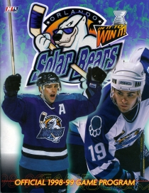 Orlando Solar Bears 1998-99 game program
