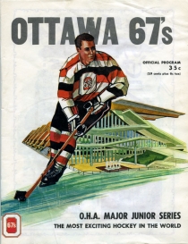 Ottawa 67's 1970-71 game program