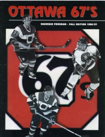 Ottawa 67's 1996-97 game program