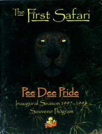 Pee Dee Pride 1997-98 game program