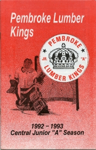 Pembroke Lumber Kings Game Program