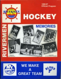 Peoria Rivermen 1986-87 game program