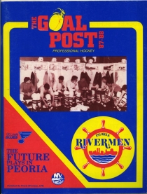 Peoria Rivermen 1987-88 game program