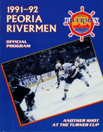 Peoria Rivermen 1991-92 game program