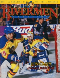 Peoria Rivermen 1995-96 game program
