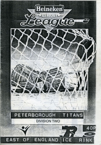 Peterborough Titans Game Program
