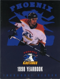 Phoenix Mustangs 1997-98 game program