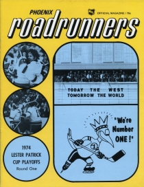 Phoenix Roadrunners 1973-74 game program