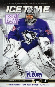 Pittsburgh Penguins 2014-15 game program