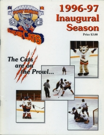 Port Huron Border Cats 1996-97 game program