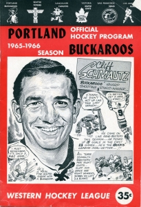 Portland Buckaroos 1965-66 game program