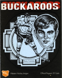 Portland Buckaroos 1971-72 game program