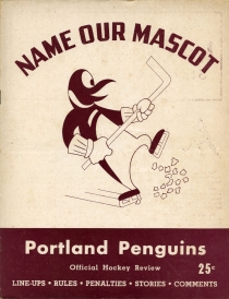 Portland Penguins 1949-50 game program