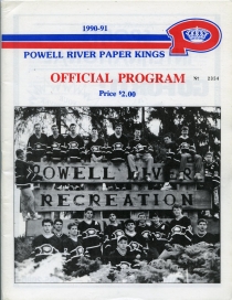 Powell River Paper Kings Game Program
