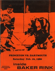 Princeton University 1979-80 game program