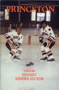 Princeton University 1985-86 game program