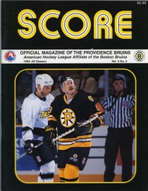 Providence Bruins 1994-95 game program