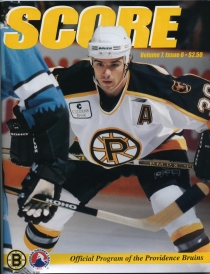 Providence Bruins 1998-99 game program