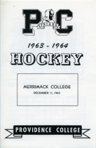 Providence College 1963-64 game program