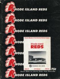 Providence Reds 1972-73 game program