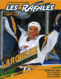 Quebec Rafales 1997-98 game program