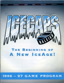 Raleigh Icecaps 1996-97 game program