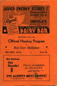 Red Deer Buffaloes Game Program