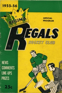 Regina/Brandon Regals Game Program