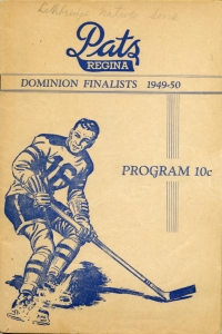 Regina Pats 1950-51 game program