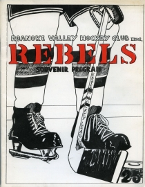 Roanoke Valley Rebels 1970-71 game program