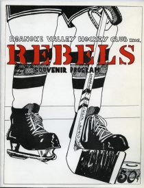 Roanoke Valley Rebels 1972-73 game program