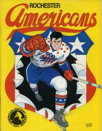 Rochester Americans 1972-73 game program