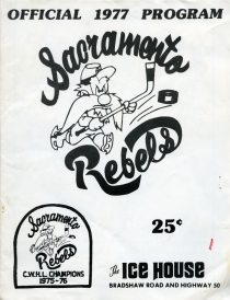 Sacramento Rebels Game Program