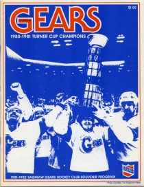 Saginaw Gears 1981-82 game program