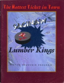 Saginaw Lumber Kings 1997-98 game program