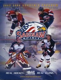 Saginaw Spirit 2003-04 game program