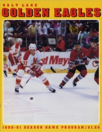 Salt Lake Golden Eagles 1990-91 game program