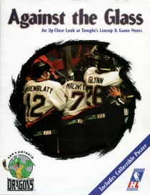 San Antonio Dragons 1996-97 game program