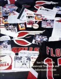 San Diego Gulls 1991-92 game program