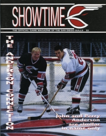 San Diego Gulls 1992-93 game program