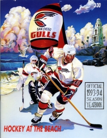 San Diego Gulls 1993-94 game program