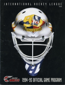 San Diego Gulls 1994-95 game program